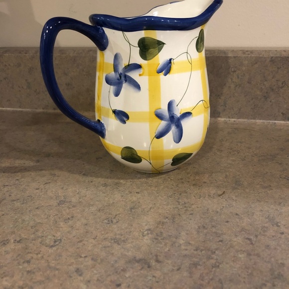Pretty ceramic pitcher - Picture 2 of 2